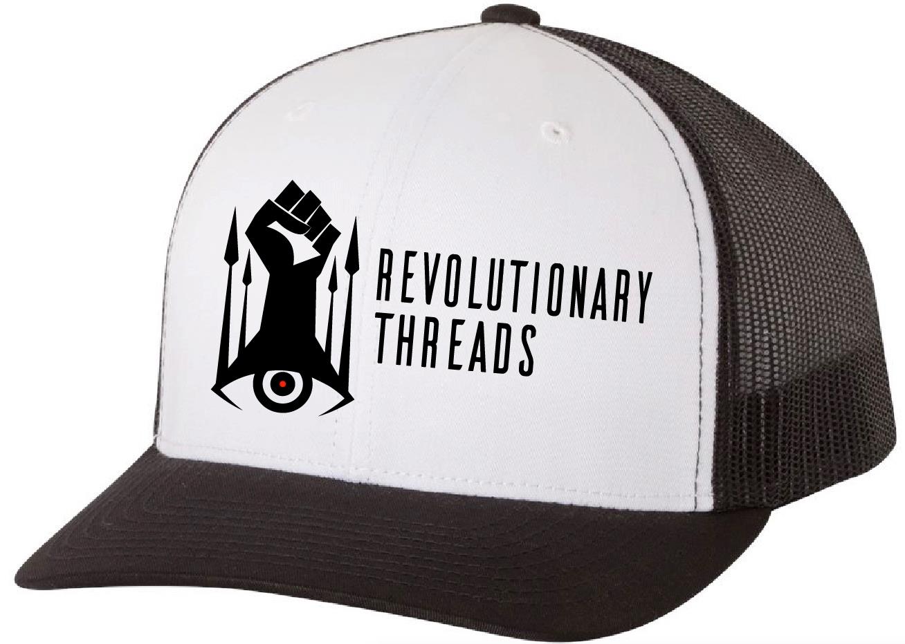 Revolutionary White Black fist spear Snapback