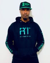 Load image into Gallery viewer, Revolutionary RT Black &amp; Green Pullover Hoodie