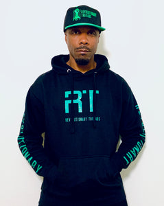 Revolutionary RT Black & Green Pullover Hoodie