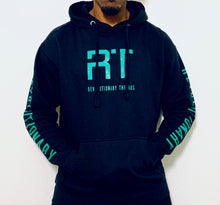 Load image into Gallery viewer, Revolutionary RT Black &amp; Green Pullover Hoodie