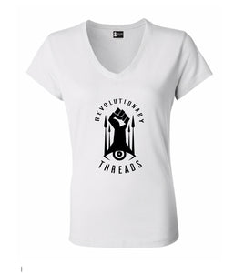 Revolutionary Women's Classic V-Neck Fist