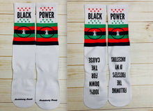 Load image into Gallery viewer, Revolutionary Threads Classic Black Power Socks