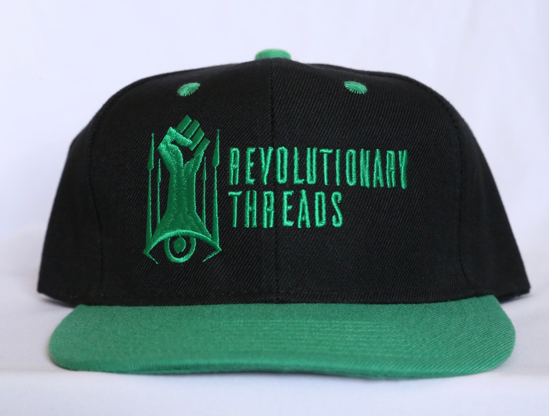 Revolutionary Green and Black Snapback.