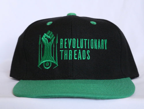 Revolutionary Green and Black Snapback.